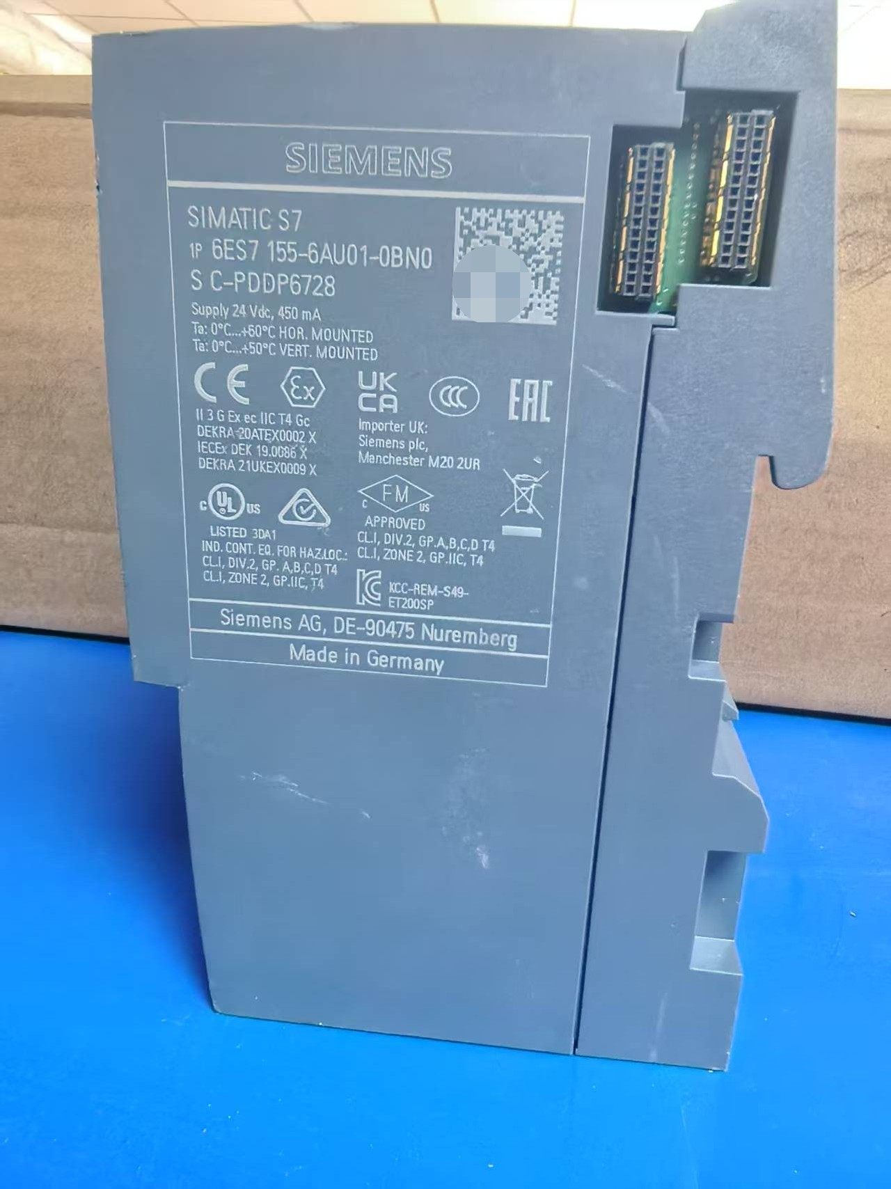 西门子155-6AU01-0BN0，带网口带侧板