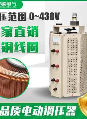 三相电动调压器380V大功率TESGC2J-15KVA交流电源0-500可调变压器