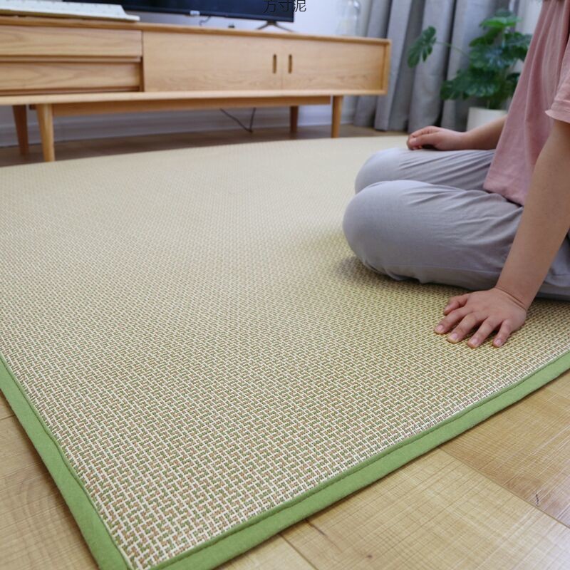 夏季藤编凉席地毯卧室地垫客厅加厚榻榻米垫床垫儿童游戏垫爬行垫