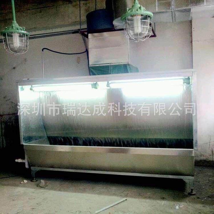 源头厂家直供水帘喷漆柜五金家具汽车喷涂车间环保高效净化系统