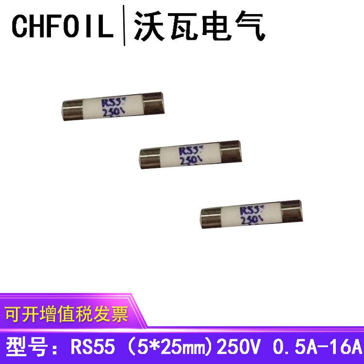 快速保险丝保险管RS55(5*25) 250V 1A2A4A5A6A8A10A12A16A