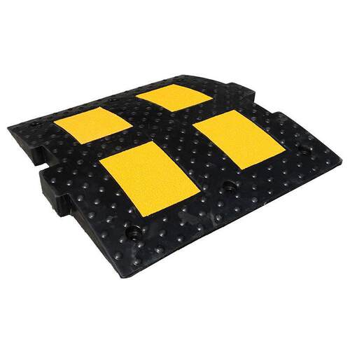 欧型加宽加重橡胶减速带橡胶反光减速板垄道路公路汽车缓冲减速带