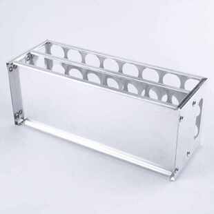 海斯迪克HKCX-13铝制试管架实验室多功能离心管架试管展示放置架4