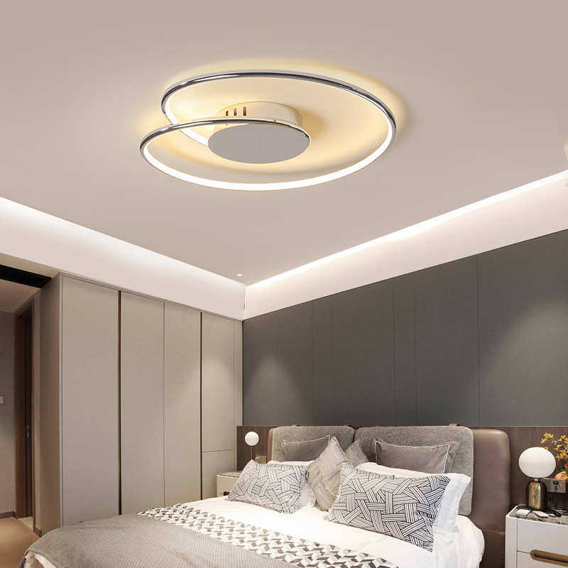 卧室灯 简约现代大气led吸顶灯创意个性房间温馨浪漫轻简北欧灯具