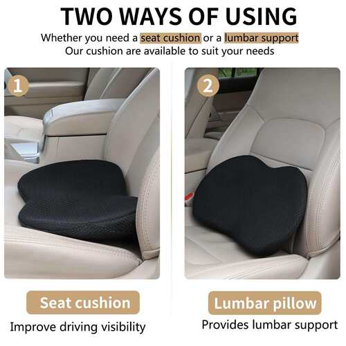 垫汽车小坐垫座carseat垫四季通用屁股垫高气车垫小腰夏季坐凉双