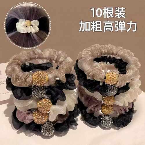Trendy hair ties and hair bands, popular internet celebrity