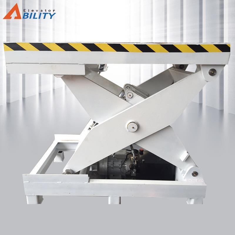 单叉液压升降平台电动固定小型升降机高空作业车液压升降平台