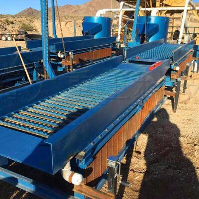 鼓动溜槽出料均匀工地配套设备损耗小高效电动耐用选金设备