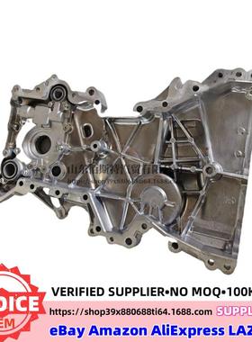 21350-2E450机油泵正时链条盖总成G4NG 适用现代起亚213502E450