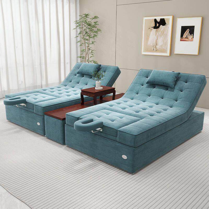 足浴沙发电动按摩足疗床采耳洗脚一体沐足泰式spa床美甲美容躺椅