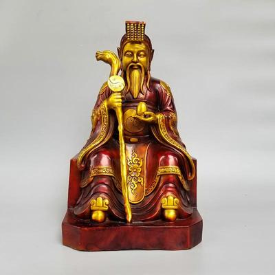 铜皇天老祖铜像大号无极元祖至高无上混元始祖昊天上帝督天老祖