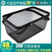 镂空金属铁艺手提篮杂物收纳筐蔬菜水果小提篮商用KTV饮料酒水篮