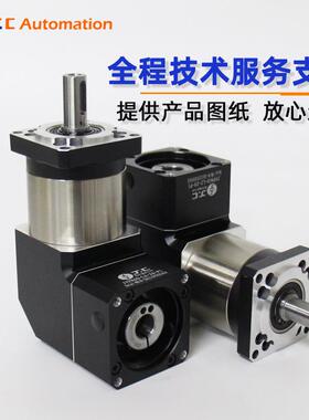 直齿减速箱JVF90-L1-5-P186步进电机用5速比专用直角行星减速机