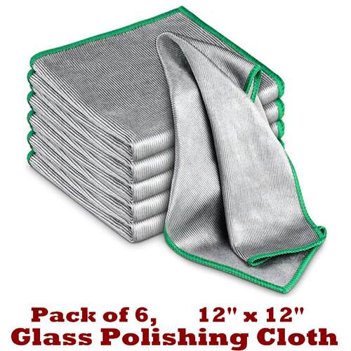 Glass Polishing Cloth Miracle Microfiber Cleaning Rags
