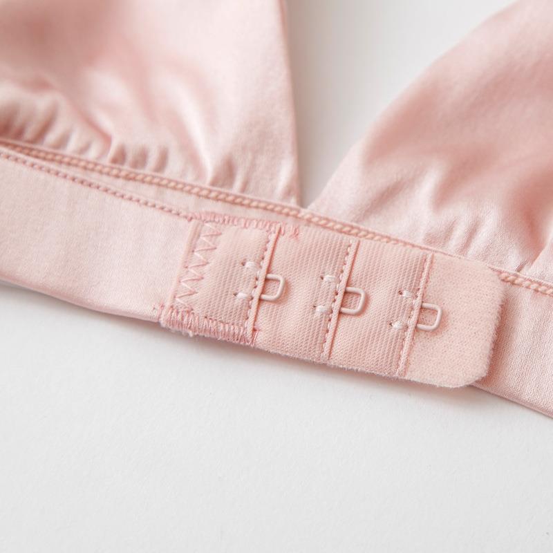 sleeping bra cup Silk girl sexy thin steel underwear chest