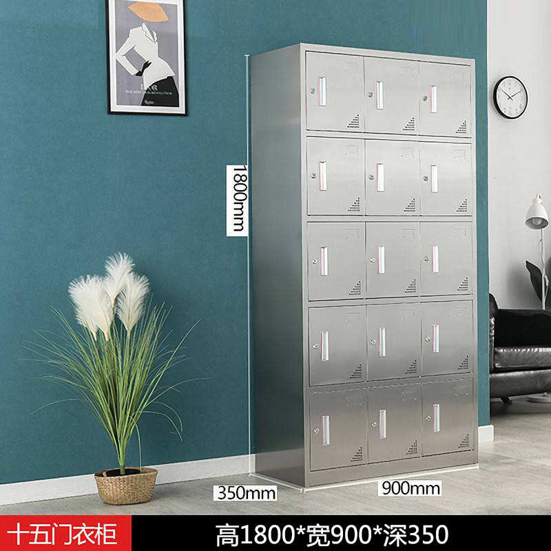 盘员工餐厅柜304餐更衣柜储物柜鞋柜多门碗柜不锈钢无尘室防锈柜