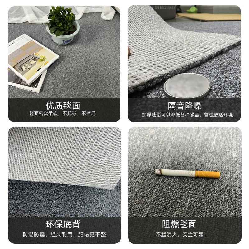 办公室地地毯商用大面积满铺酒整卷家用室ltao6693卧房店间客厅整