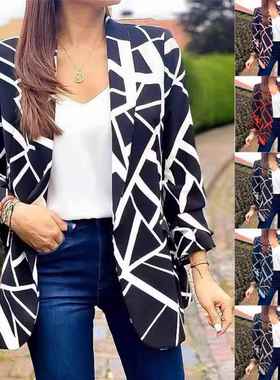 jacket suit small buttonless collar suit versatile and