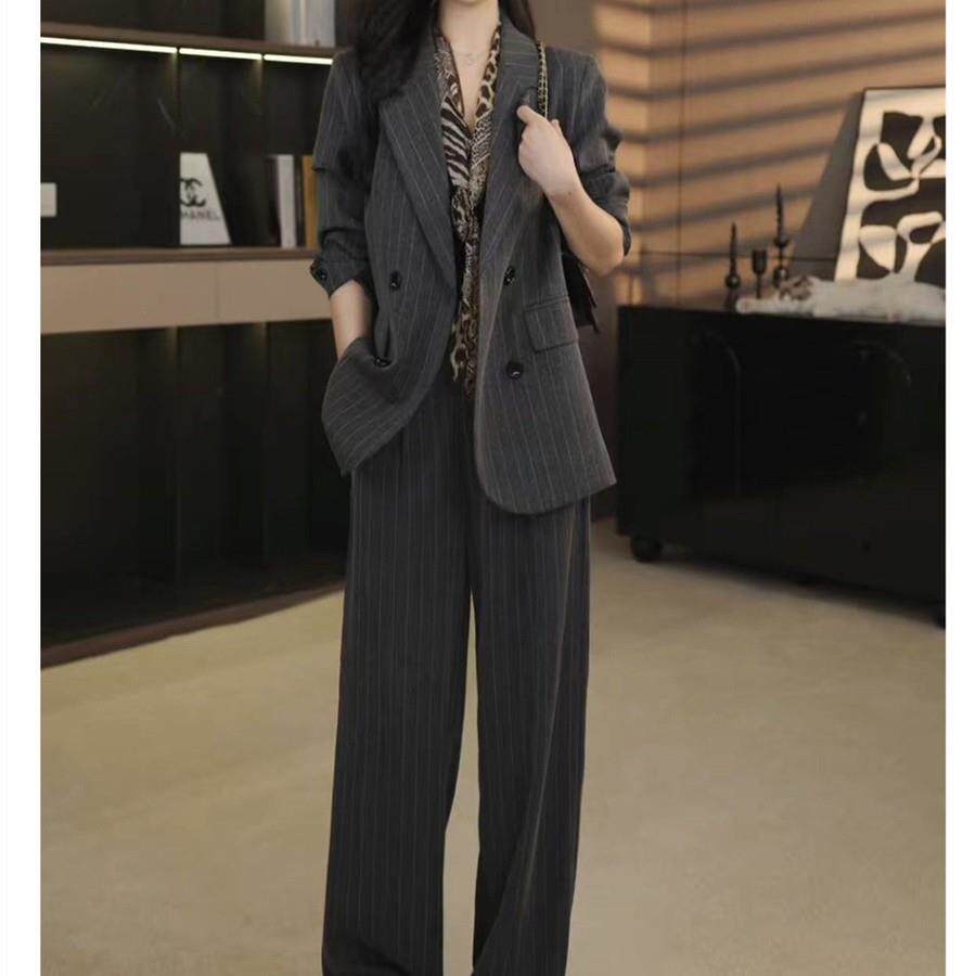 LILY MOST春高档时尚西装套装女气质高级职业休闲裤西服两件套潮