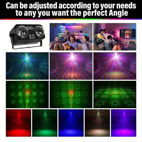 12W RGB Sound Activated Stage Light,LED Party Lighting