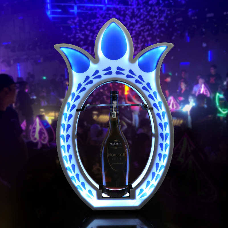酒吧发光酒座创意菠萝酒座夜店KTV个性氛围出酒道具洋酒香槟底座