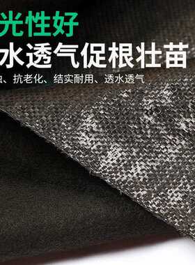 新款直销跨境亚马逊农用大棚黑色地膜果园除草布防止土地板结防渗