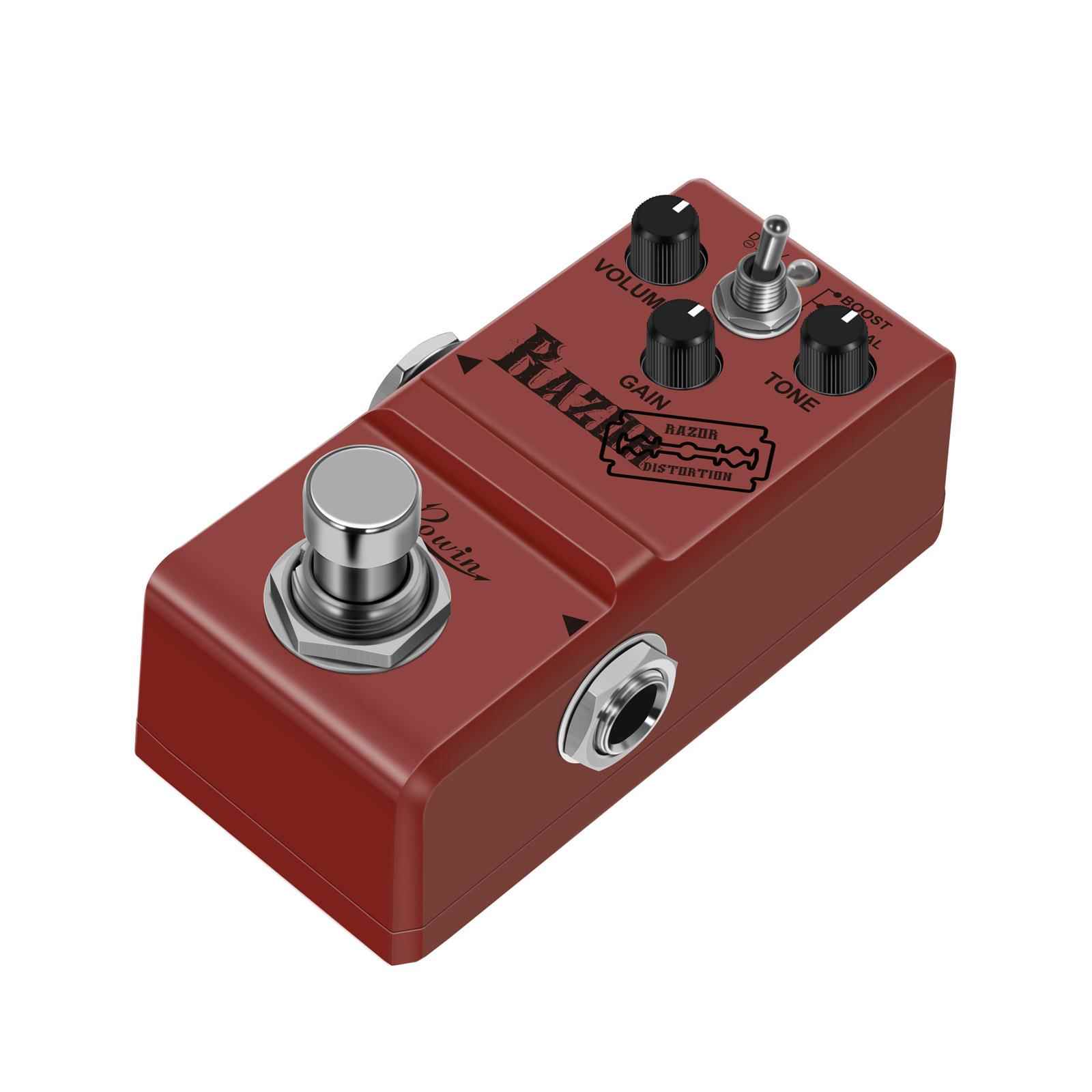 ROWIN电吉他单块效果器过载法兹失真延迟延时合唱颤音混响L301A