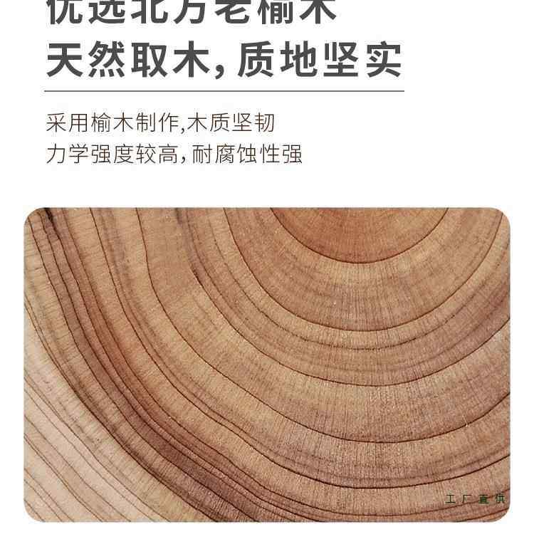 北方老榆木茶桌纯实木原木高端茶台中式复古大板家用茶桌子可定