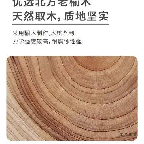 北方老榆木茶桌纯实木原木高端茶台中式复古大板家用茶桌子可定