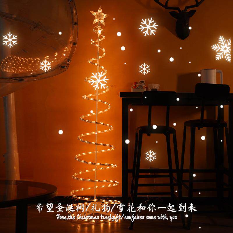 圣诞树形节日灯 圣诞球装饰星星灯 卧室布置led灯 开业店铺装饰