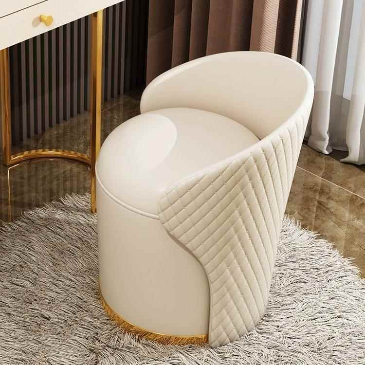 家T8107用搭小户型靠背凳子百妆椅卧梳室现代简约网红台化妆凳