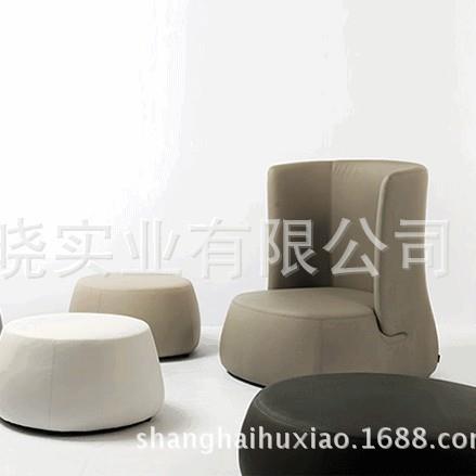 现代简约办公室沙发茶几组合前台接待沙发4s店沙发多功能