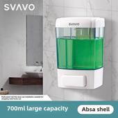 瑞沃壁挂式 皂液机机场餐厅学校浴室洗手液瓶家用厨房洗洁精盒