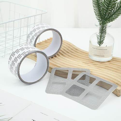 Home-use Screen Mesh Tape, Adhesive Screen Patch, Self-adhes