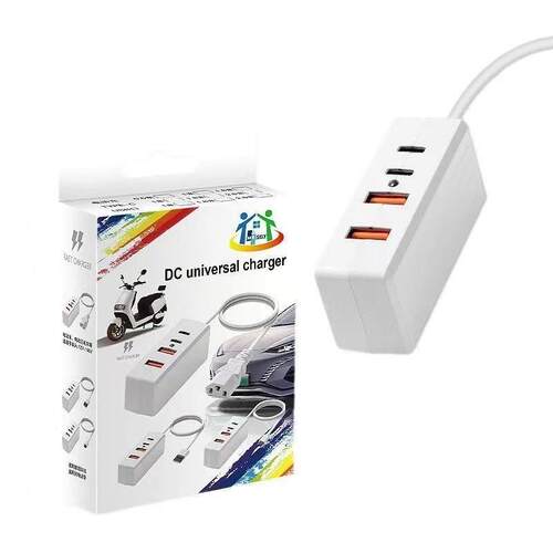 电动车手机充电器快充USB转换器12v60V72v100伏电动车车载充电器