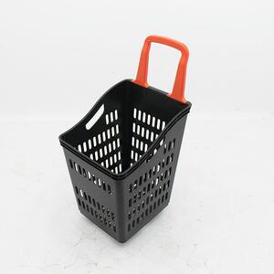 现货加605厚靠背式超市购物篮塑大料农产品买水菜果篮场商卖用菜