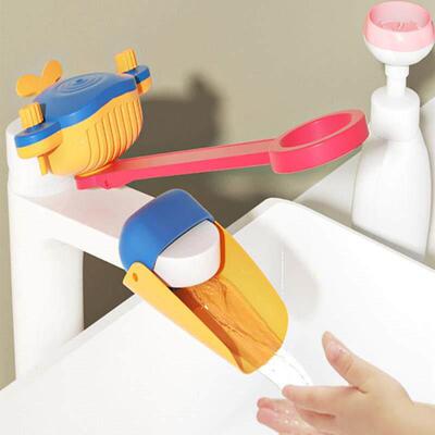 Bath Toys Kids Cartoon Faucet Extender Sink Bathroom Tap Wat