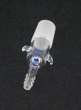 Laboratory Glass Straight Vacuum Inert gas adapter 24/29