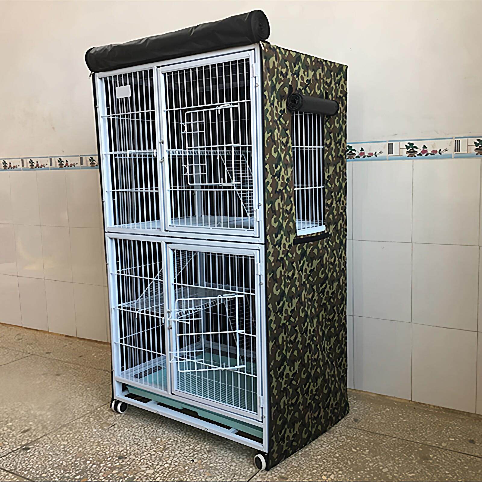 狗笼罩子防雨保暖宠物笼猫笼套罩防水防风抗寒牛津布加厚狗棚定做
