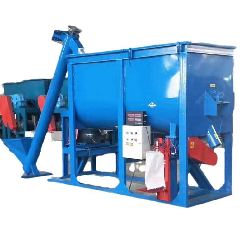 干粉砂浆搅拌机混合机成套设备干混砂浆卧式螺带混合机