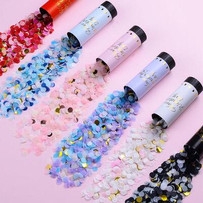 Trendy Mini Handheld Confetti Popper for Weddings, Celebrati