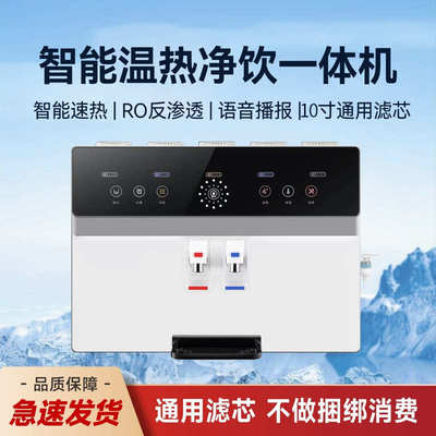家用净水器制冷加热一体直饮机触摸智能语音提示厨房五级RO反渗透