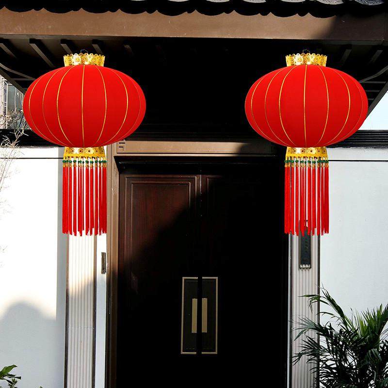 太阳能大红灯笼新年装饰中国风户外乔迁阳台大门大号绒布灯笼挂饰,节庆用品/礼品,灯笼,淘宝优惠券,粉丝福利购,淘宝优惠卷