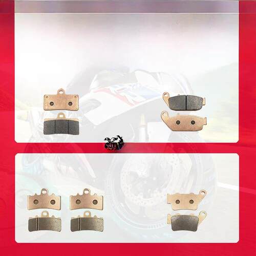适用隆鑫无极VOGE 250RR LX250GS-3 LX350T/AC前后摩托车刹车片皮