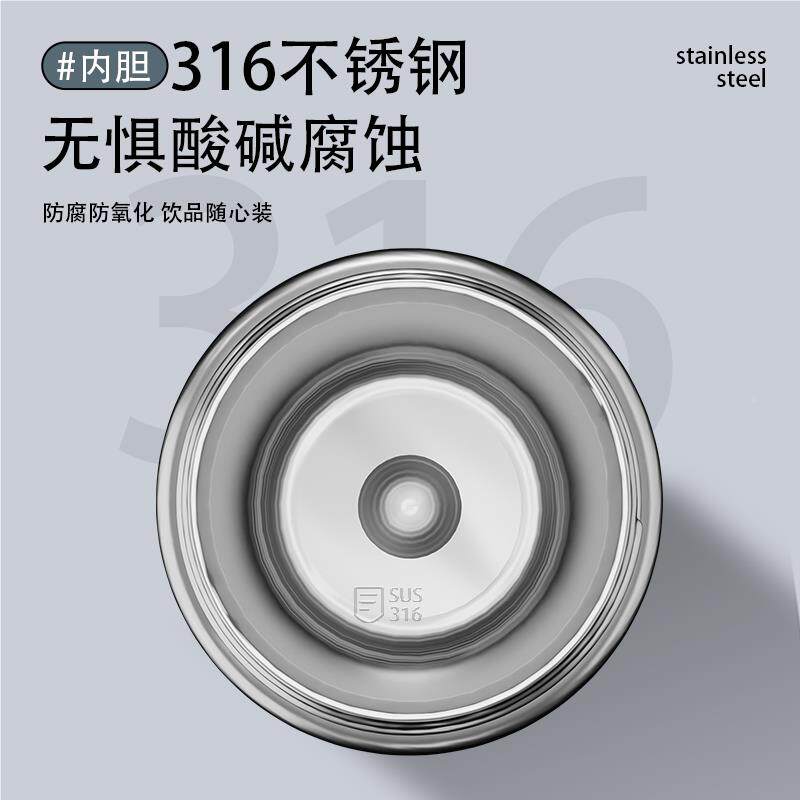 新款蜡笔小水0180新保温小杯女高颜值迷你口杯袋杯便携外出可爱巧