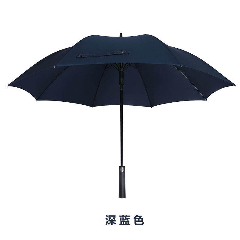 高档动直把高尔大夫伞号双图人便携自长柄雨伞定制logo案广告伞印