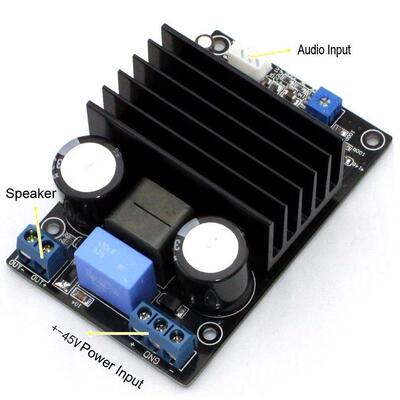 IRS2092单声道功放板200W低音炮功放板数字功放
