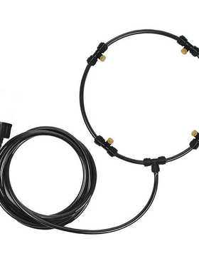 HD25海景黑色白色低压降温喷雾环风扇用12”16“18