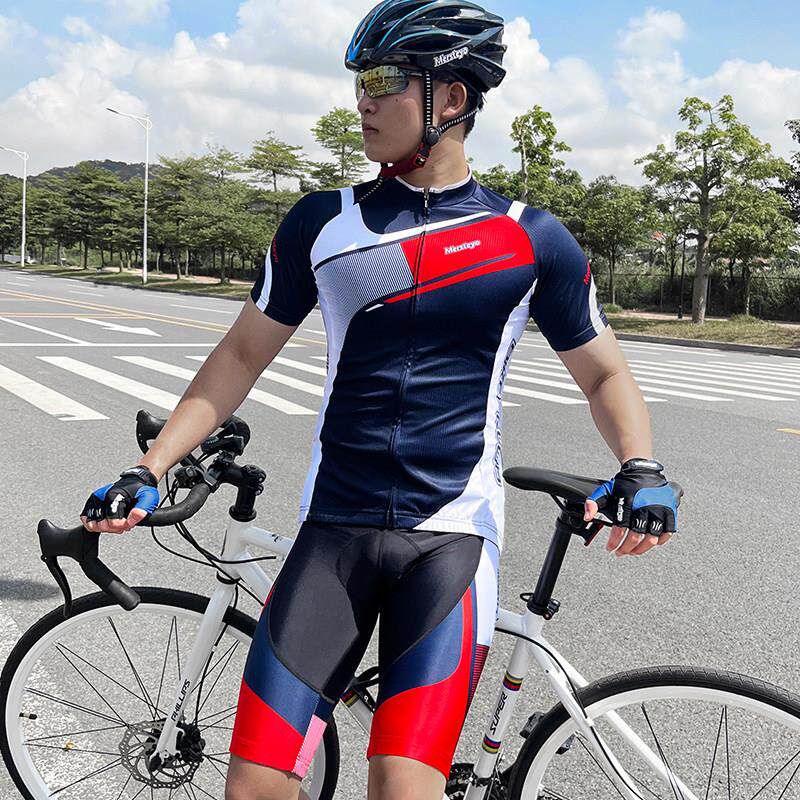 骑行服男夏季短袖套装自行车衣服公路车骑行裤登山车上衣装备全套