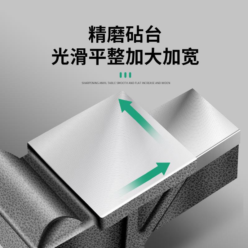 台钳工作台夹重台虎型小型55家用虎桌钳子工业级平口具6寸8钳寸